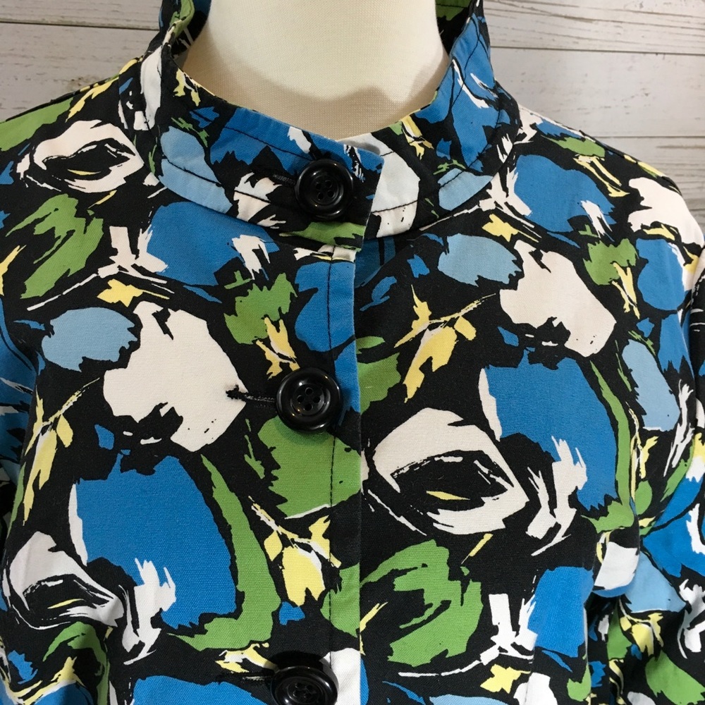 🌟 Charter Club Floral Quarter Sleeve Jacket 3X